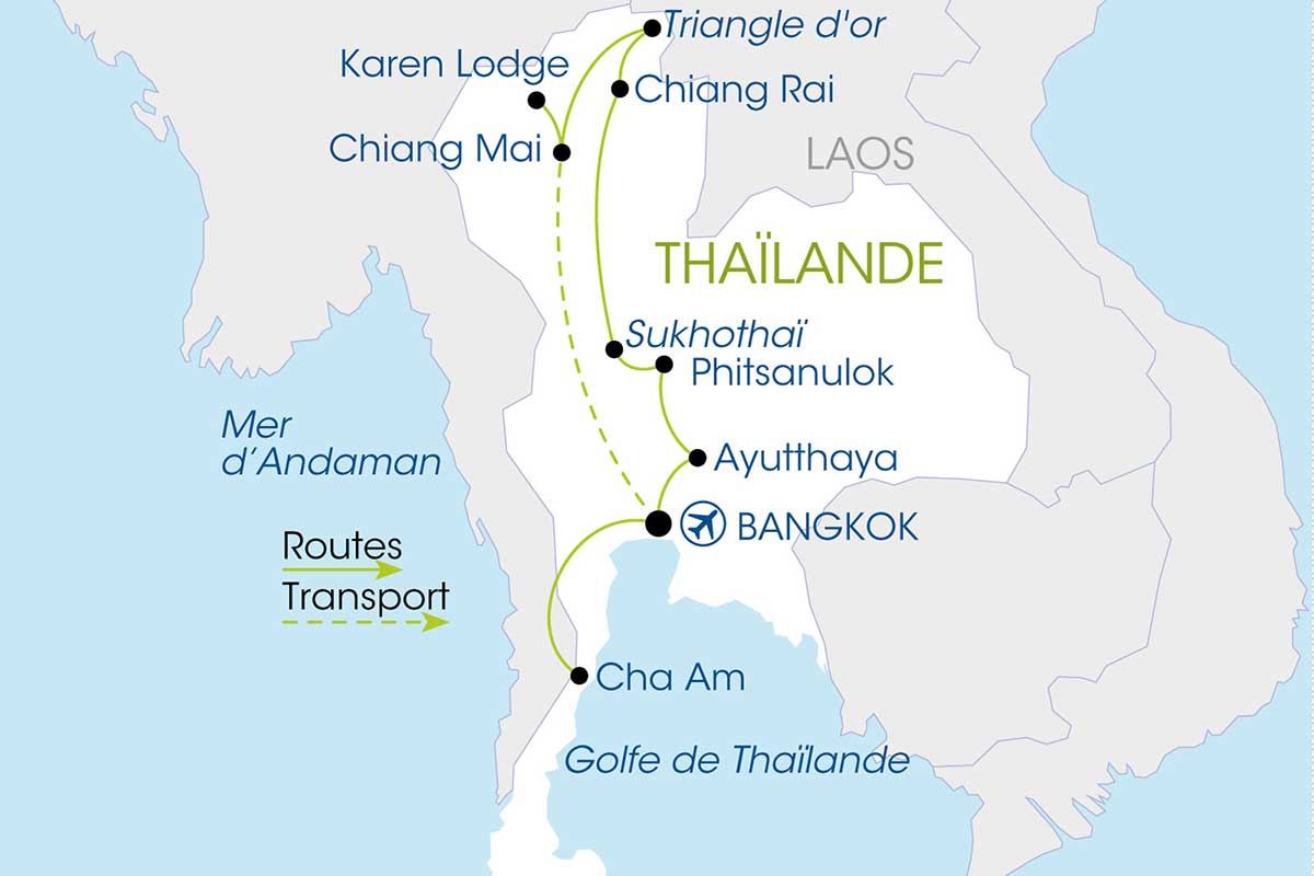 Thaïlande - Circuit Siam lointain - Vols Qatar Airways