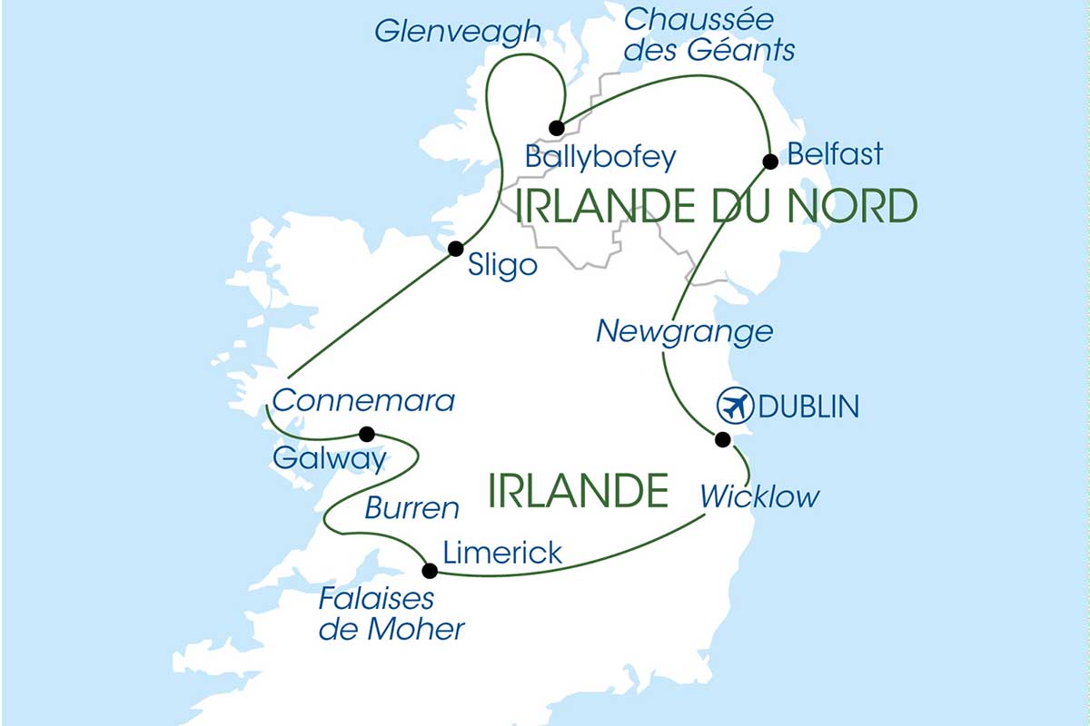 Irlande - Dublin - Autotour L'Irlande Sauvage