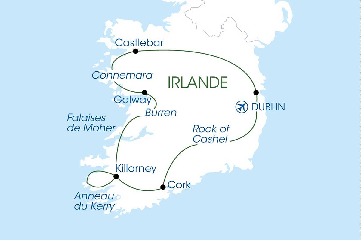Irlande - Dublin - Autotour L'Irlande Tranquille